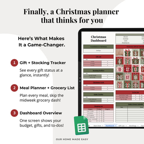 Ultimate Christmas Planner (Google Sheets)