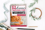 20 Dinner Recipes for Weeknights (with Shopping Lists)